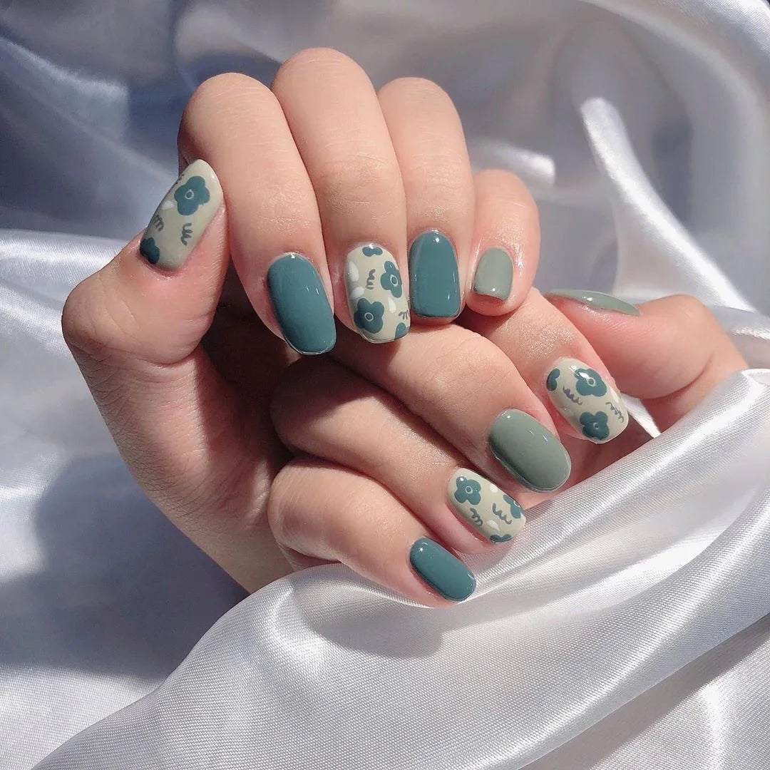 Charming Pink Flame Long Ballet Press-On Nails