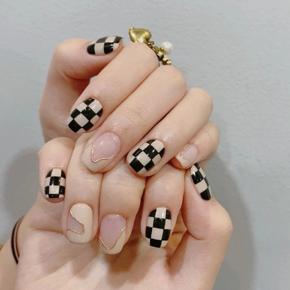 Charming Pink Flame Long Ballet Press-On Nails