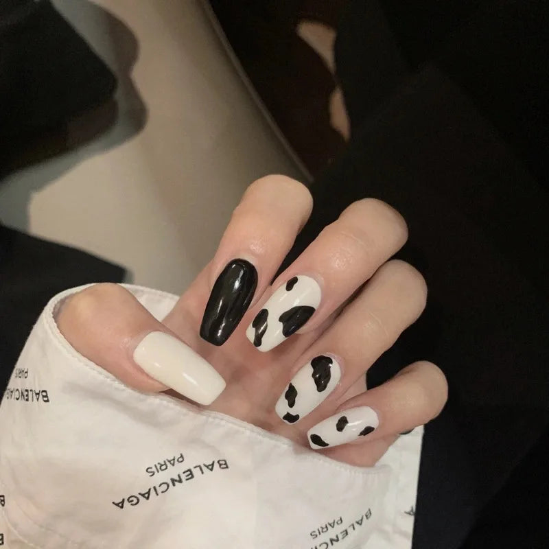 Charming Pink Flame Long Ballet Press-On Nails