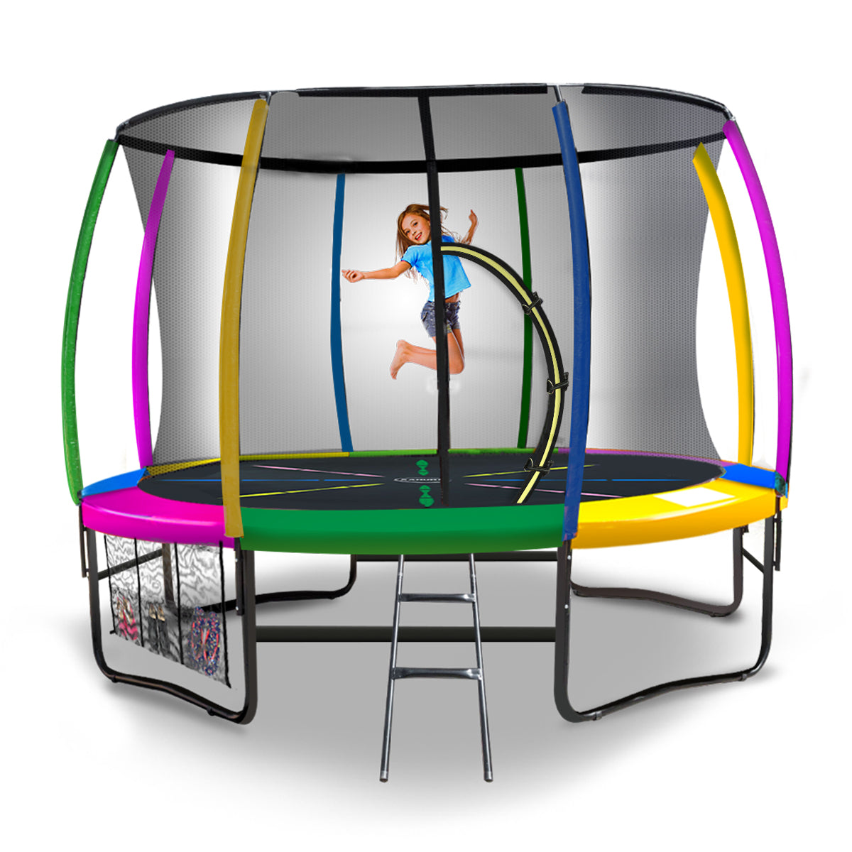 NNEDPE Kahuna Rainbow 14ft Trampoline